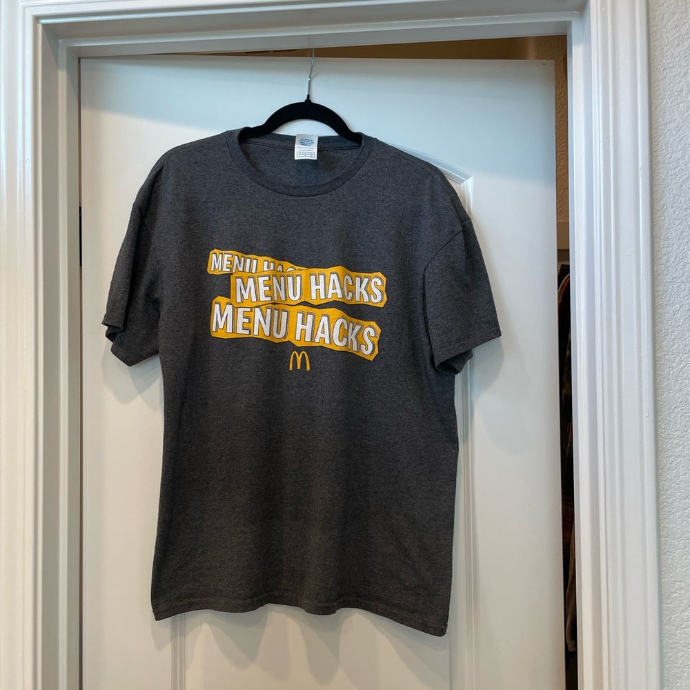 McDonald’s Menu Hacks Crew T-shirt Large